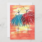 Happy Dance Wenskaart Kaart (Voorkant)