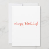 Happy Dance Wenskaart Kaart (Achterkant)