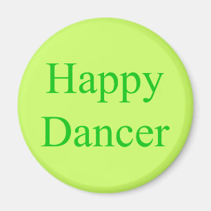 Happy Dancer green Magneet