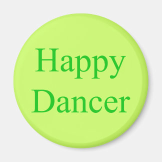 Happy Dancer groen Magneet