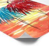 Happy Dancers 5x7 Premium Canvas Poster (Hoek)