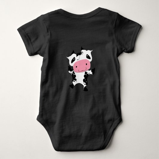 Happy Dancin' Schattige Kawaii Koe - Romper (Achterkant)