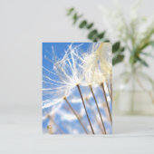 Happy, Dancing, Dandelion Poof, Stories in Nature Briefkaart (Staand voorkant)