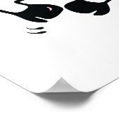 Happy Dancing Koe Poster (Hoek)