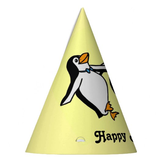 Happy Dancing Penguins Birthday Party Feesthoedjes (Links)