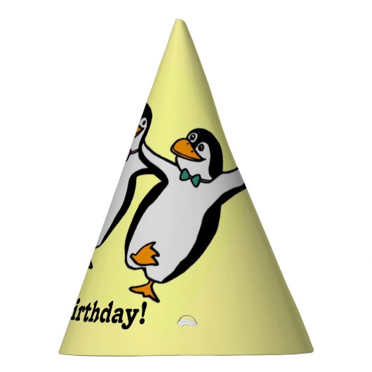 Happy Dancing Penguins Birthday Party Feesthoedjes (Rechts)