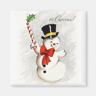 Happy Dancing Snowman Magnet