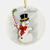 Happy Dancing Snowman Ornament (Voorkant)