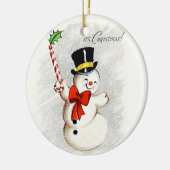 Happy Dancing Snowman  Ornament (Links)