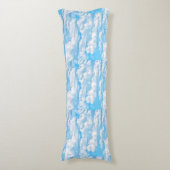 Happy Dancing Sunny Clouds Decor Lichaamskussen (Voorkant Verticaal)