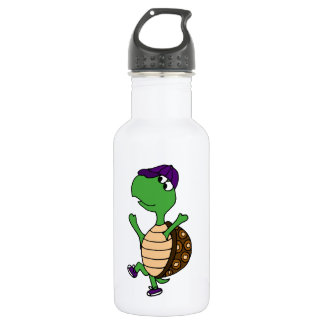 Happy Dancing Turtle Waterfles