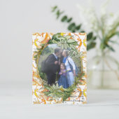 Happy Dancing Yoga Girls Aankondigingskaart (Staand voorkant)