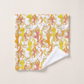 Happy Dancing Yoga Girls Bad Handdoek (Wasdoekje)