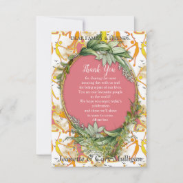 Happy Dancing Yoga Girls bedankt RSVP Kaartje