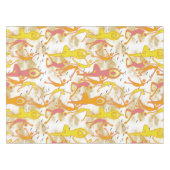 Happy Dancing Yoga Girls Tafelkleed (Voorkant (Horizontaal))