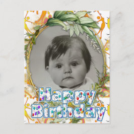 Happy Dancing Yoga Meisjes Aankondiging Briefkaart