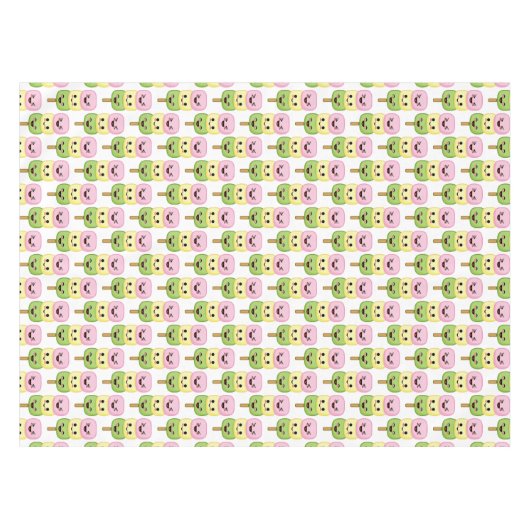 Happy Dango Dumplings Tafelkleed (Voorkant (Horizontaal))