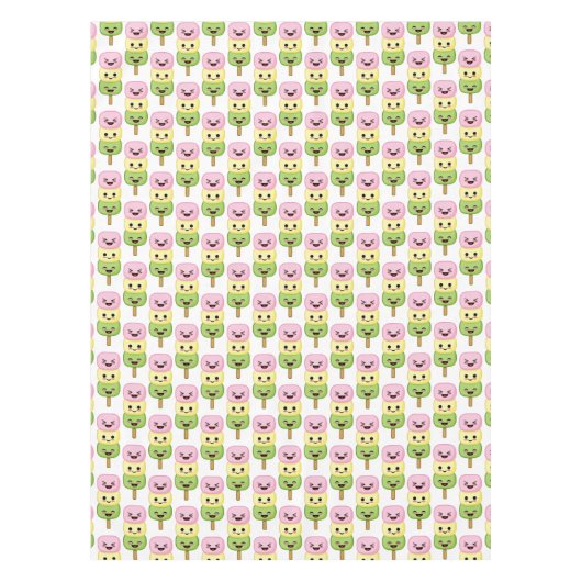 Happy Dango Dumplings Tafelkleed (Voorkant)