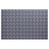 Happy DansSharks op Ocean Blue Stof (Yard (91,4 cm))