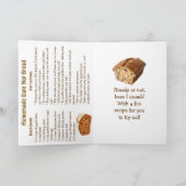 Happy Date Nut Bread Day | December 22nd Kaart (Binnen)