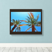 Happy Date Trees Canvas Afdruk (Insitu (Houten vloer))