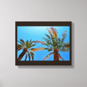 Happy Date Trees Canvas Afdruk (Voorkant)