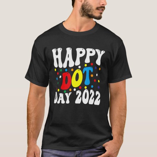 Happy Day 2022 International dot day Kids Yout T-shirt (Voorkant)