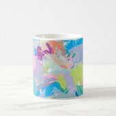 Happy Day Abstract Art Modern Colorful Koffiemok (Center)