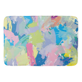 Happy Day Abstracte kunst modern hedendaags Badmat