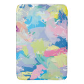 Happy Day Abstracte kunst modern hedendaags Badmat (Voorkant Verticaal)