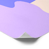 Happy Day Abstracte kunst modern hedendaags Poster (Hoek)