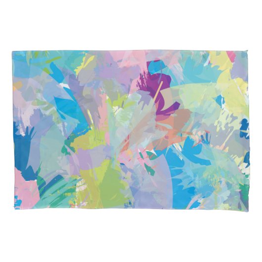 Happy Day Abstracte kunst Moderne hedendaagse unie Kussensloop (Voorkant)