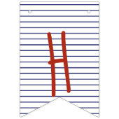 Happy Day Adventure Bunting Banner (Eerste vlag)