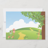 Happy Day Backyard Party Uitnodiging (Achterkant)