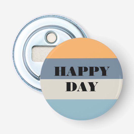 Happy Day Button Flesopener (Voorkant)