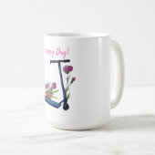 Happy Day, Cute Waterverf Art Koffiemok (Voorkant rechts)