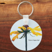 Happy Day Daisy Sleutelhanger (Voorkant)