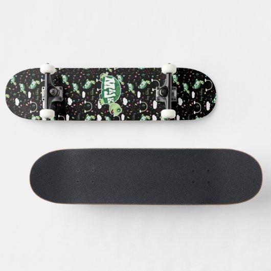 "Happy Day" Geassembleerd zwart met schildpad/rege Persoonlijk Skateboard (Horizontaal)