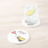 Happy Day Hedegel Zandsteen Onderzetter (Zijkant)