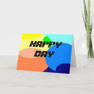 Happy Day-kaart Feestdagen Kaart