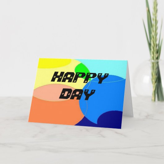 Happy Day-kaart Feestdagen Kaart (Voorkant)
