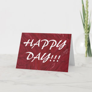 Happy Day-Kaart Kaart
