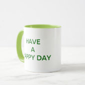 HAPPY DAY KOFFIE MOK (Voorkant links)