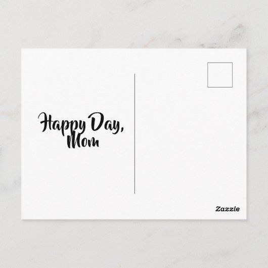 Happy Day, mama Moederdag Humor Briefkaart (Achterkant)