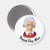 Happy Day, mama Moederdag Humor Magneet (Voorkant / Achterkant)