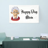 Happy Day, mama Moederdag Humor Spandoek (Beurs)