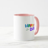 "Happy Day" mok cadeau voor kinderen (Voorkant rechts)
