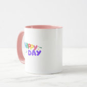 "Happy Day" mok cadeau voor kinderen (Voorkant links)