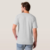 Happy Day Navy Unisex V-Neck T-Shirt (Achterkant volledig)