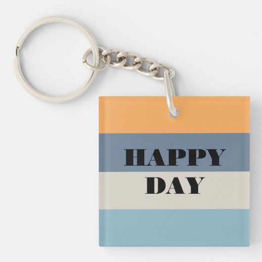 Happy Day Sleutelhanger (voorkant)